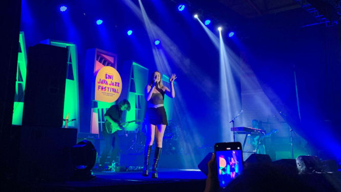 Penampilan Stacey Ryan di BNI Java Jazz Festival 2023