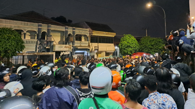 Tawuran massa di Jalan Tamansiswa yogyakarta
