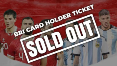 Erick Thohor pamer tiket Indonesia vs Argentina ludes dalam 15 menit