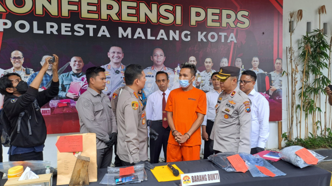 Pembunuh Calon Pengantin Menyerahkan Diri ke Polresta Malang Kota