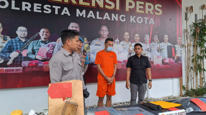 Pembunuh Calon Pengantin Menyerahkan Diri ke Polresta Malang Kota