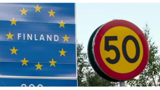 Ilustrasi speeding di Finlandia