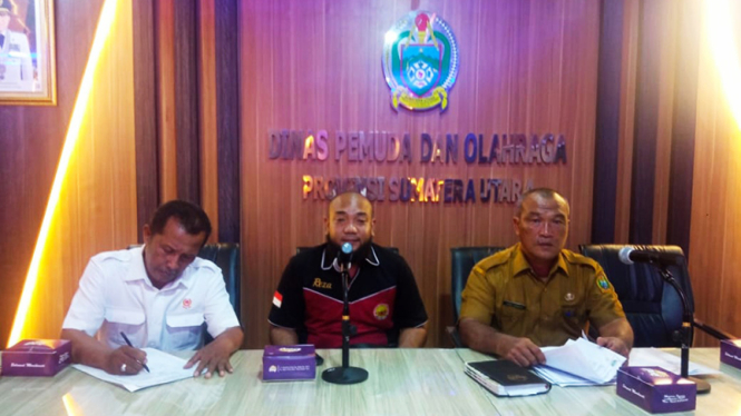 POBSI Sumut saat menggelar jumpa pers