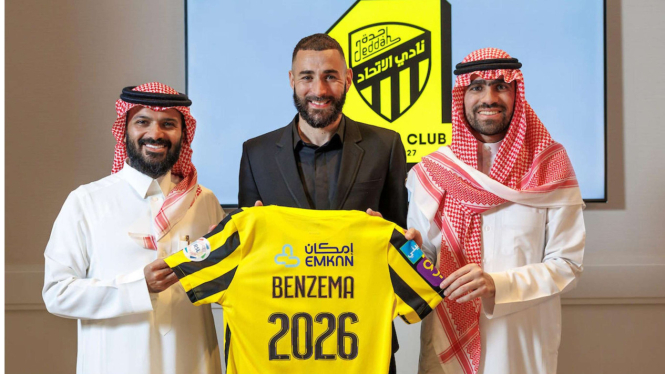 Karim Benzema Resmi Gabung Al Ittihad