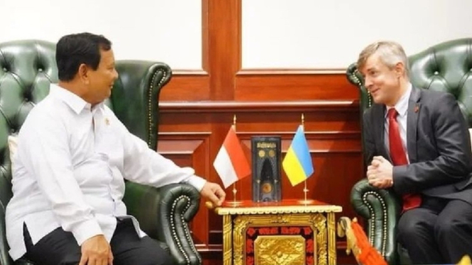 Prabowo Bertemu Dubes Ukraina