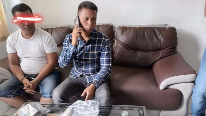 Oknum polisi di Asahan dipergoki intel kodim membawa narkoba jenis sabu