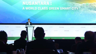 Presiden Jokowi pidato di acara Ecosperity Week, Singapura