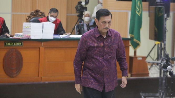 Menko Marves Luhut Binsar Pandjaitan Jadi Saksi sidang di PN Jaktim