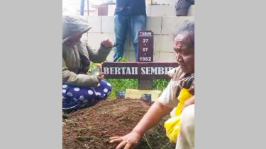 Makam Bertah Sembiring yang viral usai dapat panggilan polisi