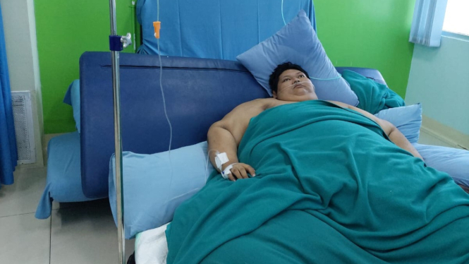 Muhammad Fajri, pria berbobot 300 Kg. 