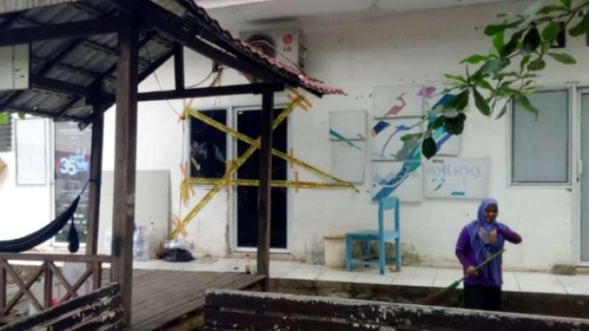 Diduga bunker Narkoba di Universitas Negeri Makassar.