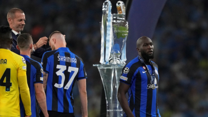 Romelu Lukaku di final Liga Champions