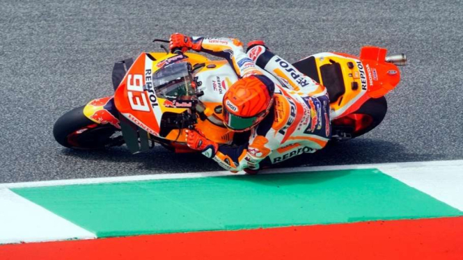 Pembalap Repsol Honda Marc Marquez