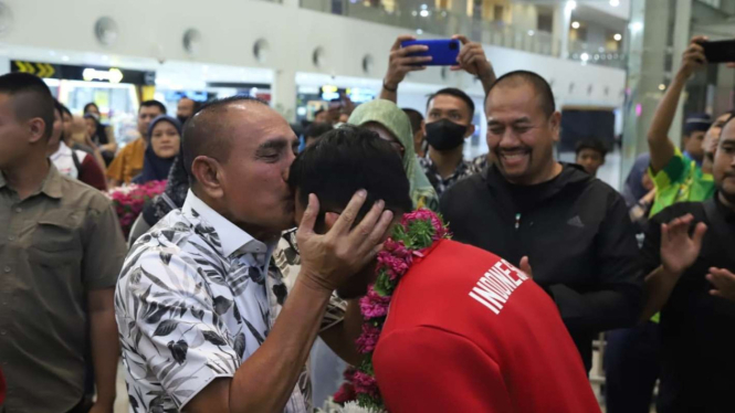 Gubernur Sumatera Utara, Edy Rahmayadi sambut kedatangan Atlet ASEAN Para Games