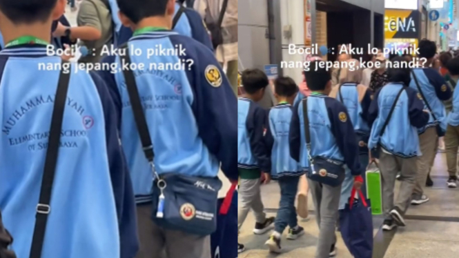 Siswa SD Muhammadiah 4 Surabaya Study Tour ke Jepang