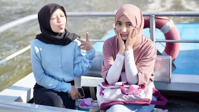 Arafah Rianti dan Halda.