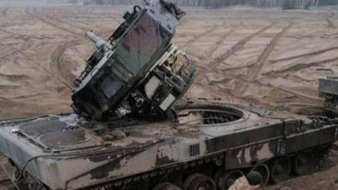 VIVA Militer: Bangkai tank Leopard 2 buatan Jerman
