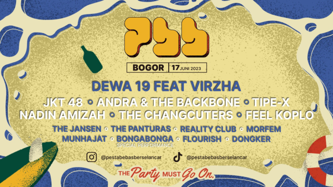 Festival musik Pesta Bebas Berselancar diselenggarakan 17 Juni 2023