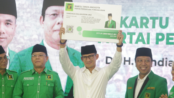 Sandiaga Uno Menjadi Kader PPP