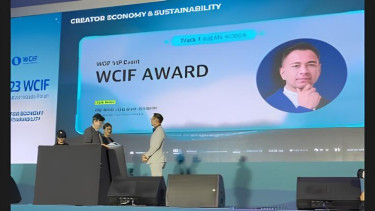 Raffi Ahmad raih penghargaan WCIF di Korea Selatan