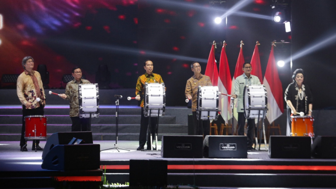 Presiden Joko Widodo Buka Jakarta Fair 2023