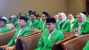 Sandiaga Uno di Rapimnas Partai Persatuan Pembangunan (PPP)