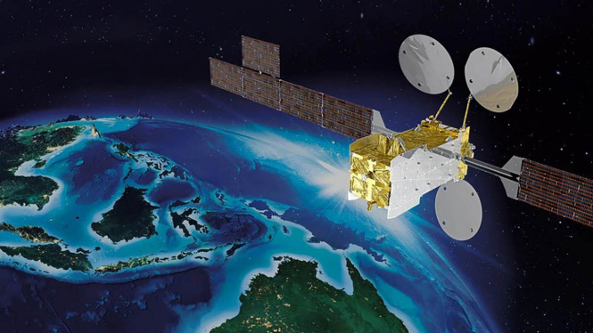 Satelit Republik Indonesia (Satria-1). 