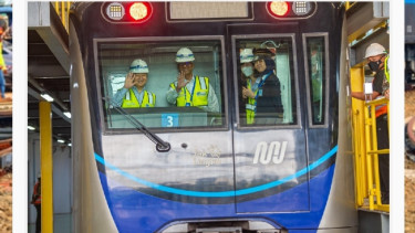 Kaisar Jepang Jajal MRT jakarta