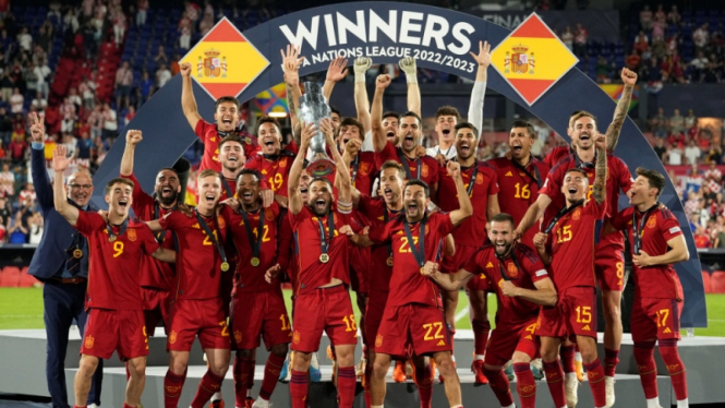 Timnas Spanyol juara UEFA Nations League 2022/23