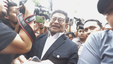 Menteri Pertanian (Mentan) Syahrul Yasin Limpo Diperiksa KPK