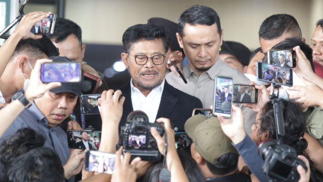 Menteri Pertanian (Mentan) Syahrul Yasin Limpo Diperiksa KPK
