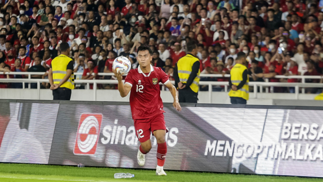 Lemparan Kedalam Arhan Pratama Saat Lawan Argentina