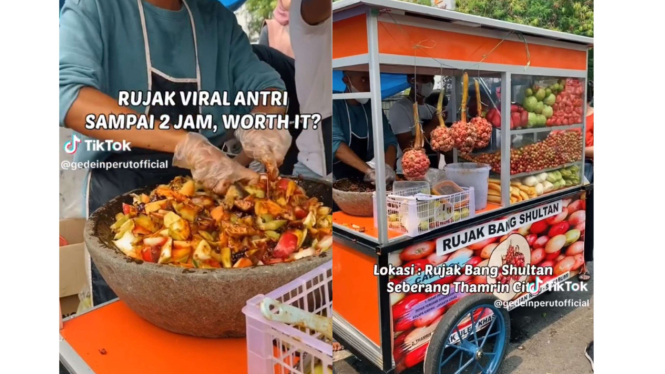 Rujak viral Thamrin City