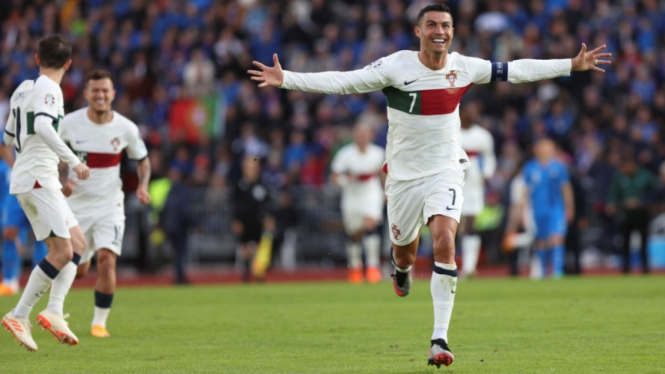 Cristiano Ronaldo bersama Timnas Portugal