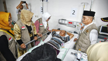Timwas Haji DPR mengunjungi KKHI di Madinah, Arab Saudi