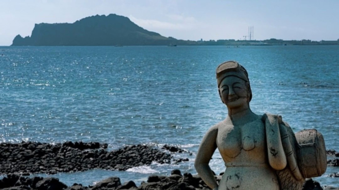 Pantai Udo Sanho, Pulau Jeju.