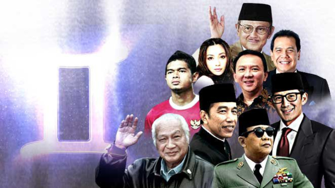 Gemini Gengs, Deretan Tokoh dan Pesohor yang Ultah di Bulan Jun