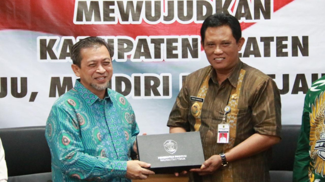 Wagub Kaltim menyampaikan apresiasi kepada Wagub Klaten
