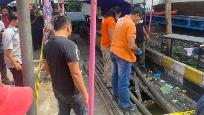 Heboh Penemuan Jasad Pria di Selokan Istana Majapahit Semarang