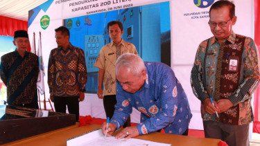 Pemerintah Provinsi Kaltim Dukung Penyediaan Air Bersih Warga