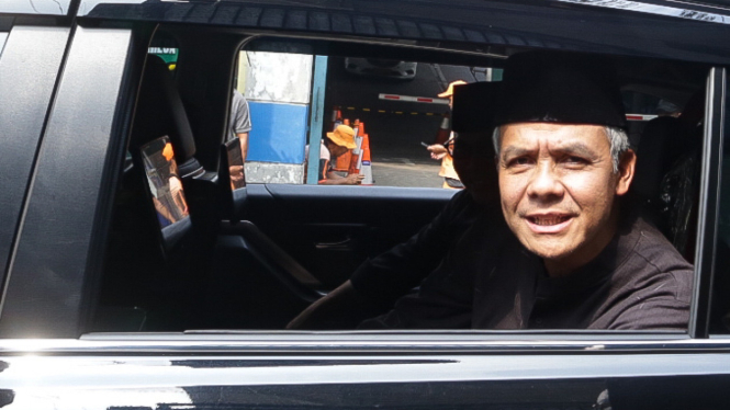 Bakal capres PDIP Ganjar Pranowo.