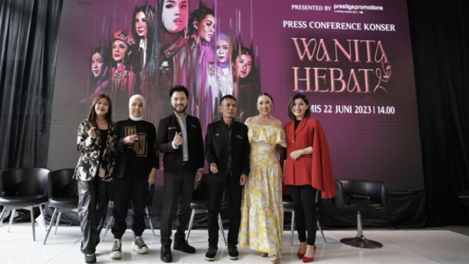 Jumpa pers konser Wanita Hebat