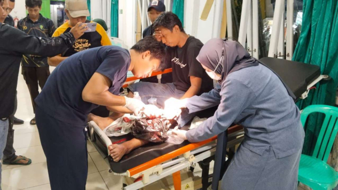 Ayah korban benang layangan di Putussibau, Kapuas Hulu, Kalimantan Barat
