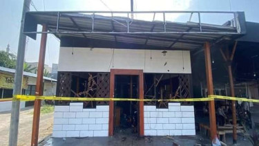 Kafe di Desa Tegalgondo, Karangploso, Malang menjadi tempat kericuhan