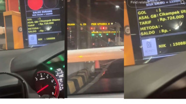 Pengemudi Kaget Mobil Lihat Harga Tol Rp 724.000