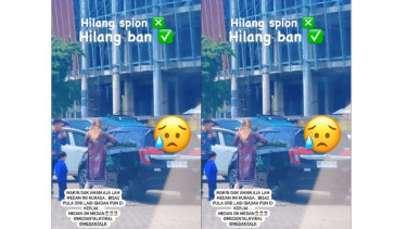 Viral Pulang Ibadah Ban Mobil dan Spion Hilang