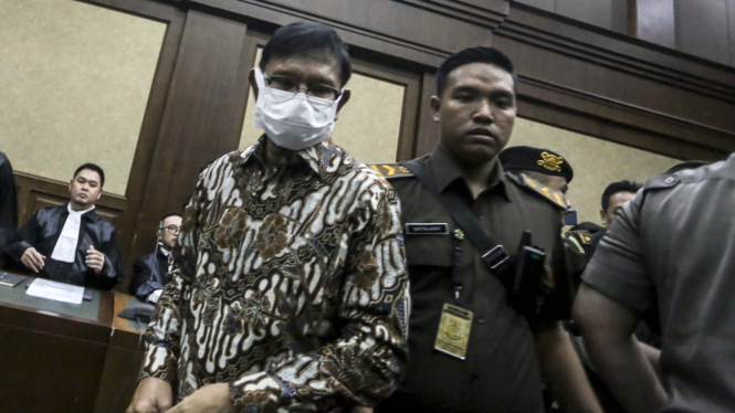 Johnny G Plate Eks Menkominfo Jalani Sidang Dakwaan