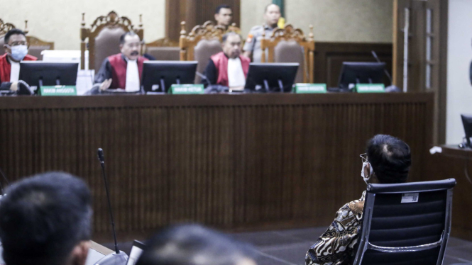 Johnny G Plate Eks Menkominfo Jalani Sidang Dakwaan