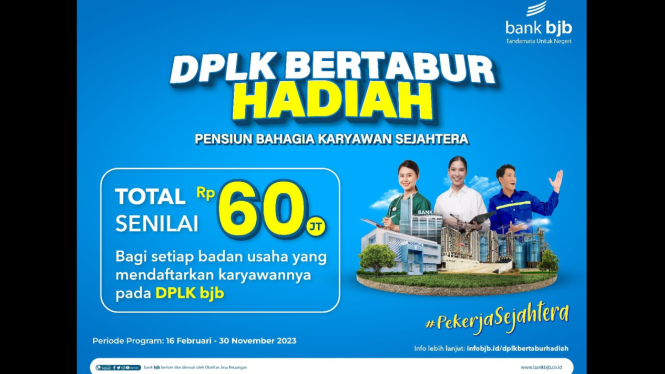 bank bjb meluncurkan program DPLK Bertabur Hadiah