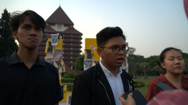 Ketua Badan Eksekutif Mahasiswa Universitas Indonesia (BEM UI), Melki Sedek
